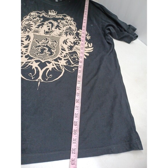 Live Mechanics Aluta Continua Graphic Coat Of Arms T-Shirt Black 2XL - Picture 6 of 8